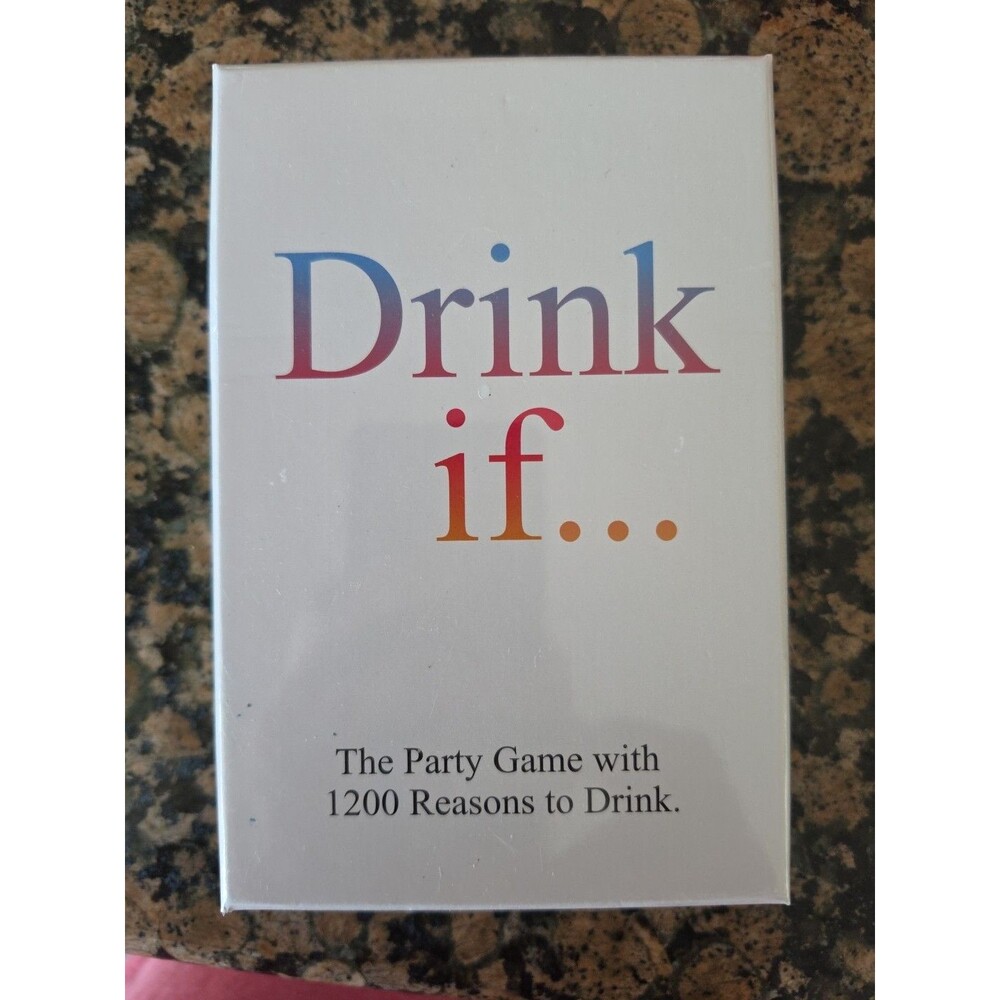 Drink If Party Card Game 1200 Reasons to Drink Kheper Games Sealed New